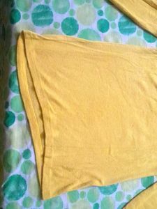 Yellow Short Top Used Once, Twice