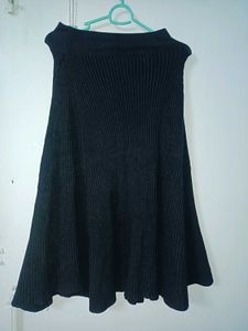 Knit A-Line Skirt