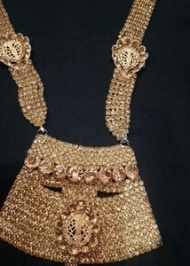 Elegant Gold-Tone Bridal Jewelry Set