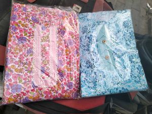 New Combo Pack 2 Piece Sets Kurtis With Pants Suit