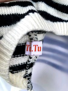 Striped Cardigan Sweater