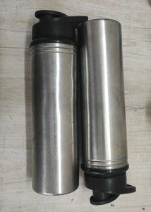 Pack Of Two Steel Sipper Bottle(1L-1L)
