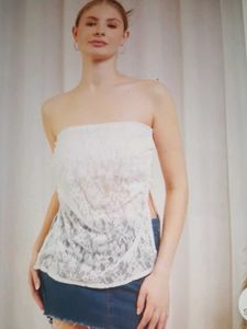 Lace Bandeau Top