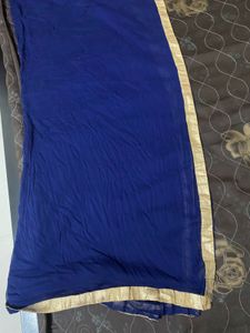Its Mango Yellow Colour With Blue Dupatta