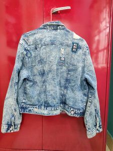 Distressed Denim Jacket