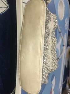 White Heavy Stone Purse 😍👜