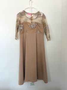 Elegant Blush Midi Dress