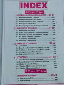 Mcom Entrance Book