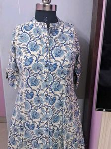 Floral Print Kurta