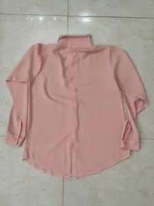 Peach Embellished Top