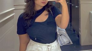 Beautiful Navy Blue Top