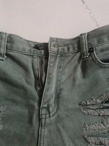 Forever 21 Olive Green Hot Pants
