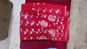 Newly Red Beautiful Saree