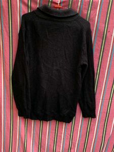 polham orignal BlackHalf-Zip Sweater