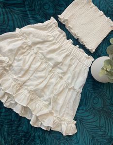 White Beach Baby Co Ord Set