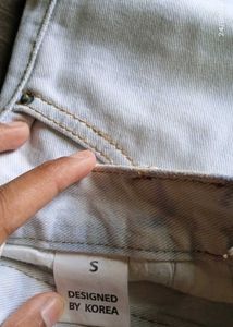 Light Wash Denim Shorts