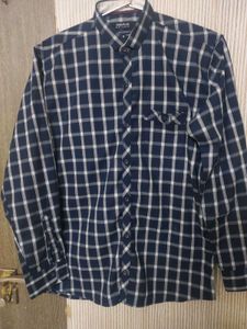 Urban Plus Blue Checked Shirt