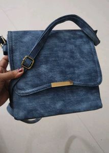 Jeans Color Sling Bag Never Used
