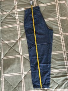 AJIO Blue Denim Pants