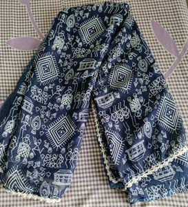 Tribal Print Chiffon Saree
