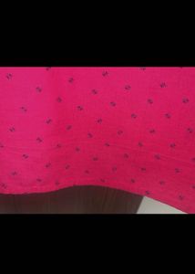 Pink Pure Cotton Printed Nighty