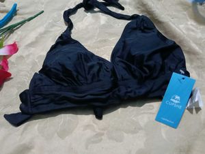 Black Halter Bikini Top