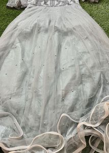 Blue Party Wear Gown