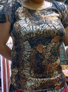 Very Beautiful Tiger Cheeta Print Top🔥