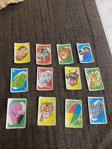 Animal Uno Cards