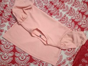 Peach Cute Top