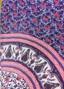 Floral Cotton Bedsheet (Single Bed)
