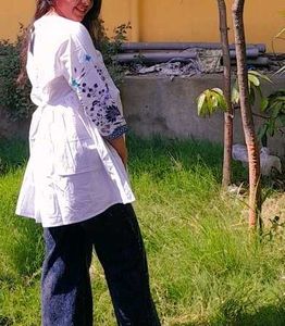 White Short Kurta