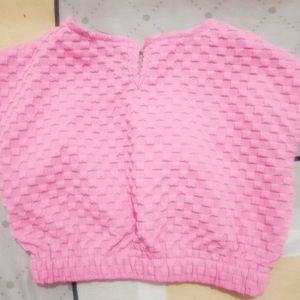 Bubblegum Pink Textured suit