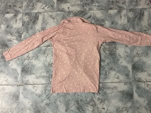 Pink Open Cardigan