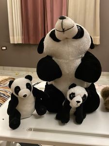 Cute Panda Plushie Family Set (3 Sizes)