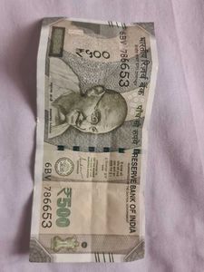 5️⃣0️⃣0️⃣ 786 Number 500 Rs. Note