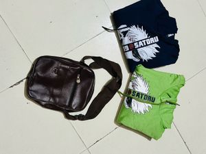Gojo Jujutsu Anime Graphic Hoodies (2)& Bag Free