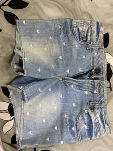 denim shorts