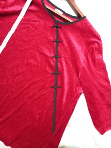 Free Size Velvet Top Totally New