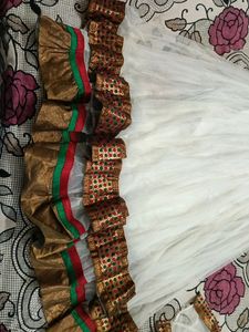 Anarkali Stone Work layered Kurta Set