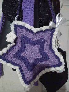 Crochet Star Bag - Unique Handmade Design