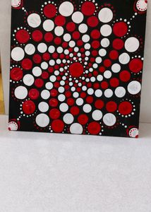 Spiral Mandala Art Painting