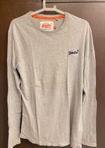 Superdry T-shirt Logo Embroidered Full Sleeve