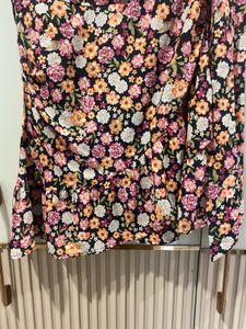FabAlley Women’s Floral Printed One Shoulder Dress