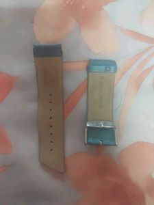 Teal Leather Watch Strap