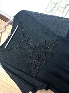 Elegant Black Ethnic Gown