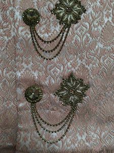 Embroided Wedding Sherwani Jacket &amp; Matching Jutti