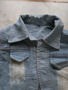 Cute Denim Cropped Jacket