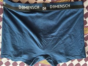 Damensch Blue Boxer Briefs , Size Is XL