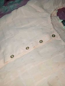 Crop Top Light Baby Pink Stretchable